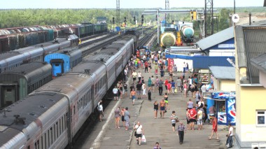 ЖД станция Микунь